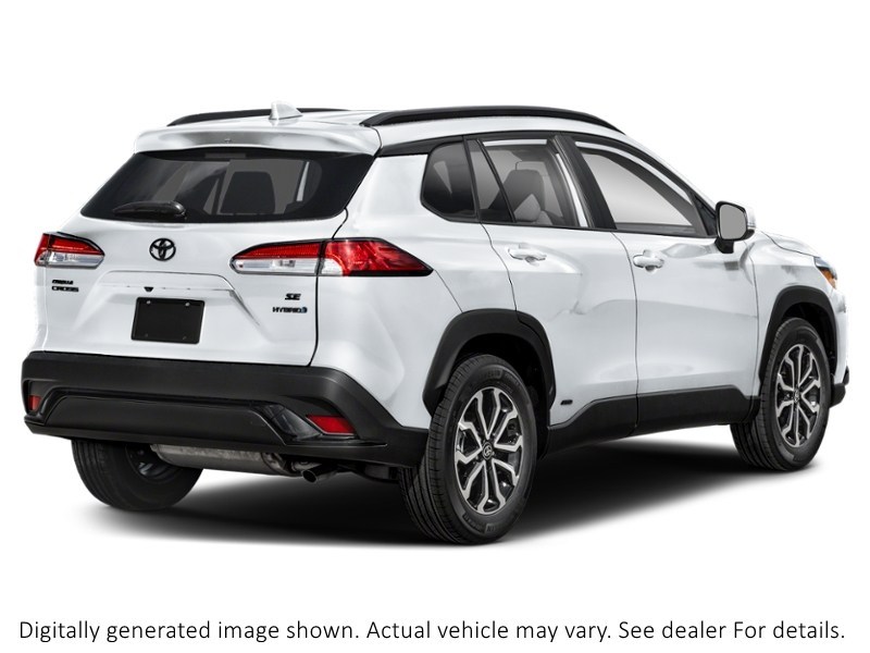 2024 Toyota Corolla Cross Hybrid Hybrid SE AWD Wind Chill Pearl  Shot 12