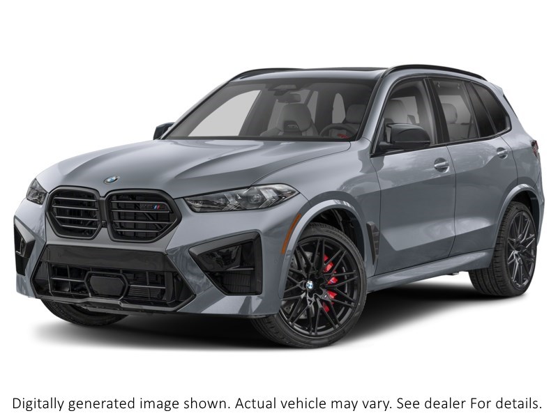 2025 BMW X5 M Competition Sports Activity Vehicle Frozen Pure Grey Metallic  Shot 45