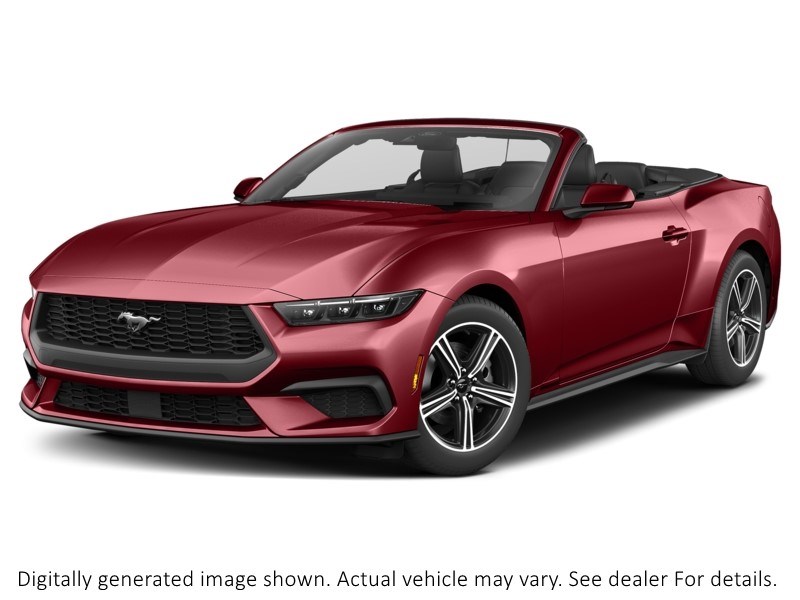 2024 Ford Mustang EcoBoost Premium Convertible Rapid Red Metallic Tinted Clearcoat  Shot 1