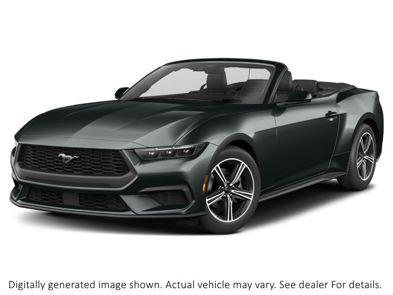 2026 Ford Mustang EcoBoost Convertible Shadow Black  Shot 4