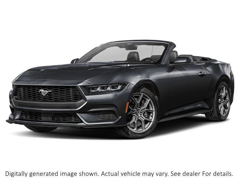 2026 Ford Mustang Ecoboost Convertible Shadow Black  Shot 13