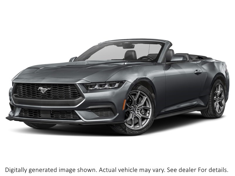 2026 Ford Mustang Ecoboost Convertible Carbonized Grey Metallic  Shot 25