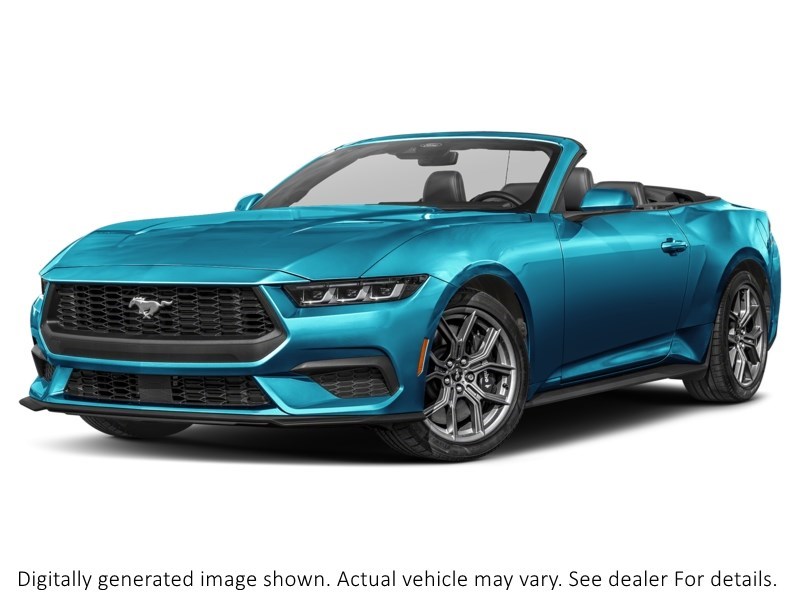 2026 Ford Mustang Ecoboost Convertible Adriatic Blue Metallic  Shot 47