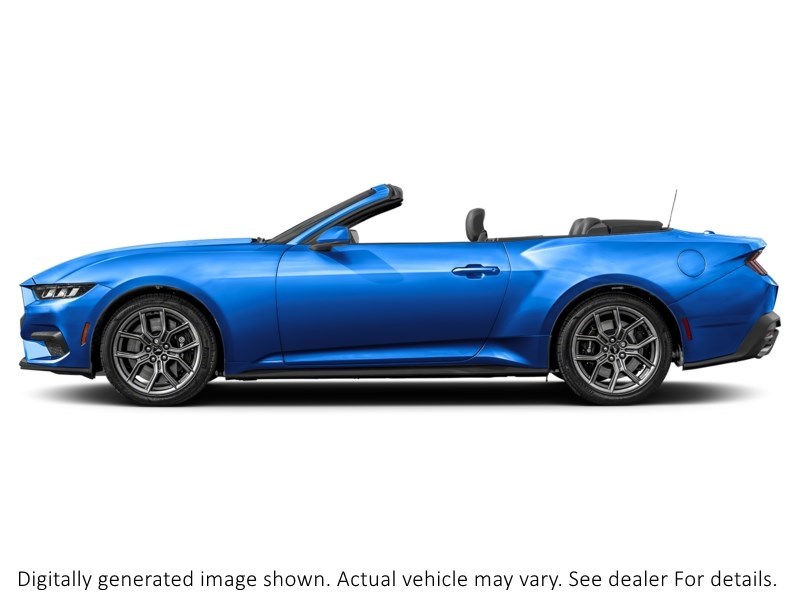 2026 Ford Mustang Ecoboost Convertible Grabber Blue Metallic  Shot 11