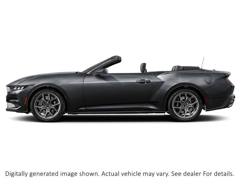 2026 Ford Mustang Ecoboost Convertible Shadow Black  Shot 15