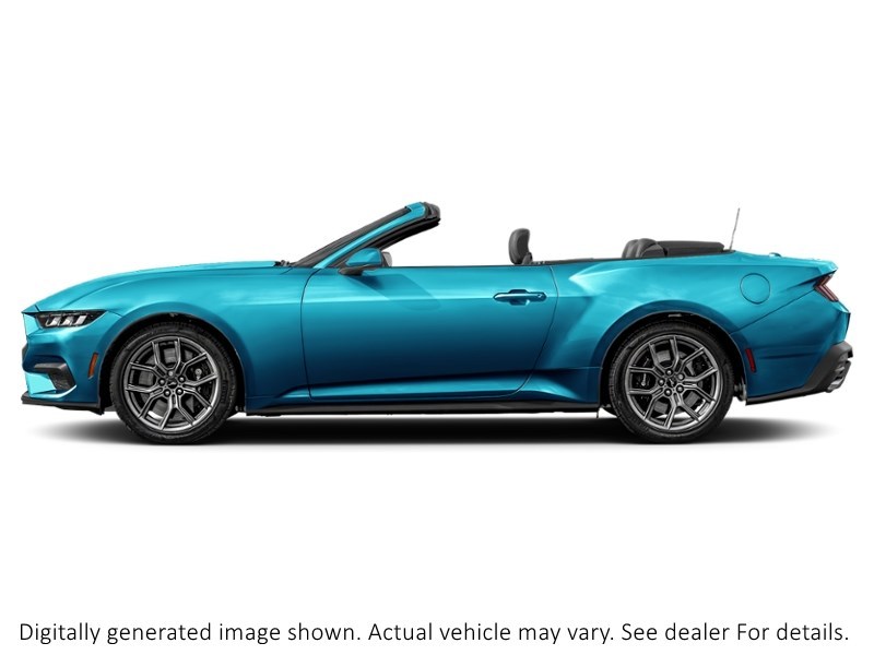 2026 Ford Mustang Ecoboost Convertible Adriatic Blue Metallic  Shot 48