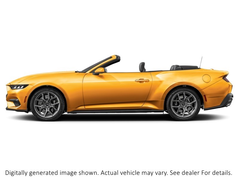 2026 Ford Mustang Ecoboost Convertible Orange Fury Metallic Tri-Coat  Shot 54