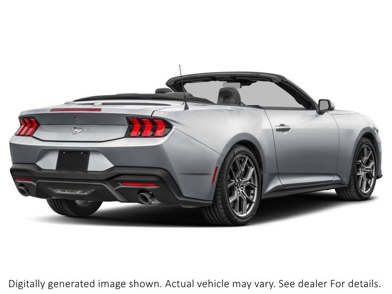 2026 Ford Mustang Ecoboost Convertible Iconic Silver Metallic  Shot 2