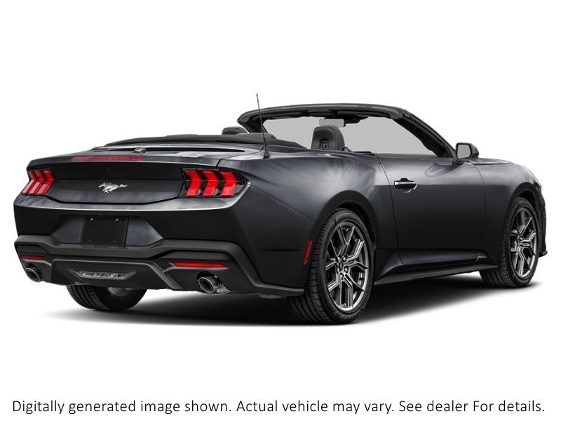 2026 Ford Mustang Ecoboost Convertible Shadow Black  Shot 18