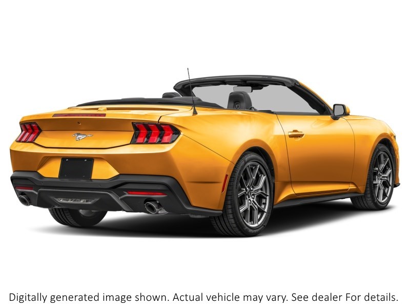 2026 Ford Mustang Ecoboost Convertible Orange Fury Metallic Tri-Coat  Shot 55