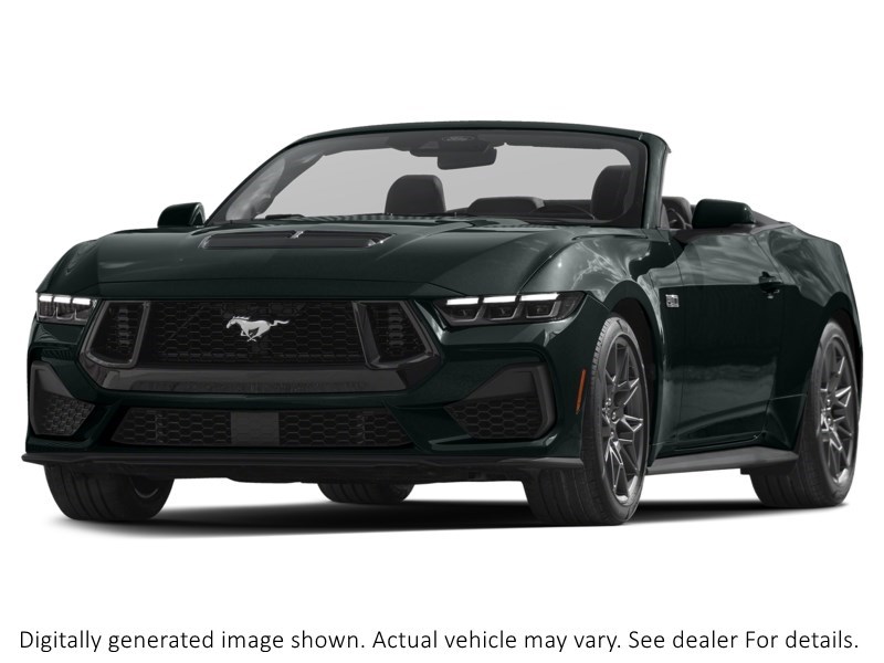 2024 Ford Mustang GT Premium Convertible Shadow Black  Shot 2
