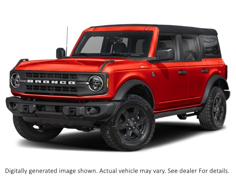 2024 Ford Bronco Black Diamond 4 Door 4X4 Hot Pepper Red Metallic Tinted Clearcoat  Shot 8