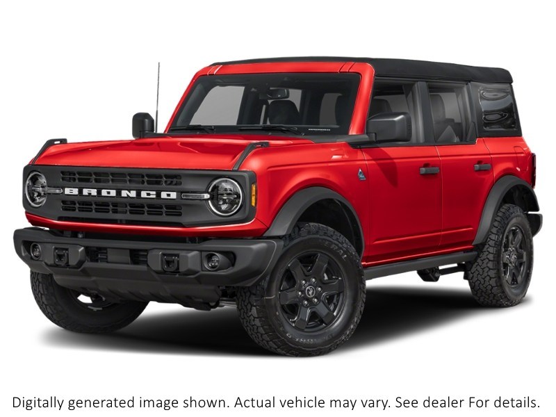 2024 Ford Bronco Black Diamond 4 Door 4X4 Race Red  Shot 34