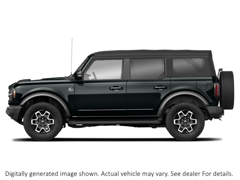 2024 Ford Bronco Outer Banks 4 Door 4x4 Shadow Black  Shot 4