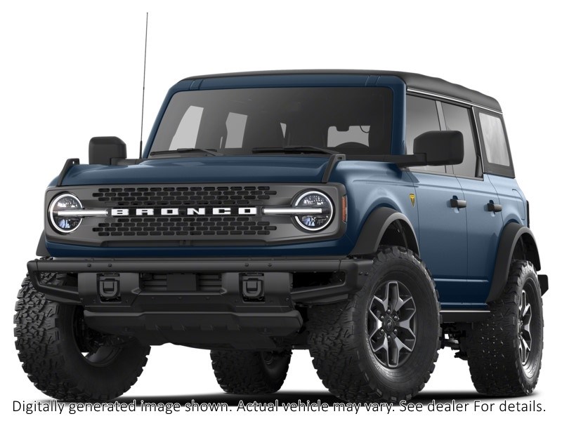 2024 Ford Bronco Badlands 4 Door 4x4 Azure Grey Metallic Tri-Coat  Shot 3