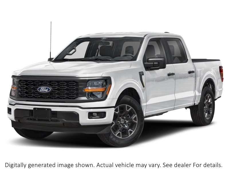 2025 FORD F-150 STX 4WD SUPERCREW 5.5' BOX Space White Metallic  Shot 1