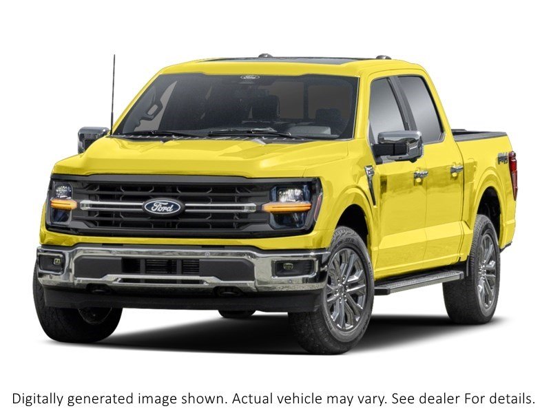 2024 Ford F-150 XLT 4WD Supercrew 5.5' Box Yellow  Shot 5