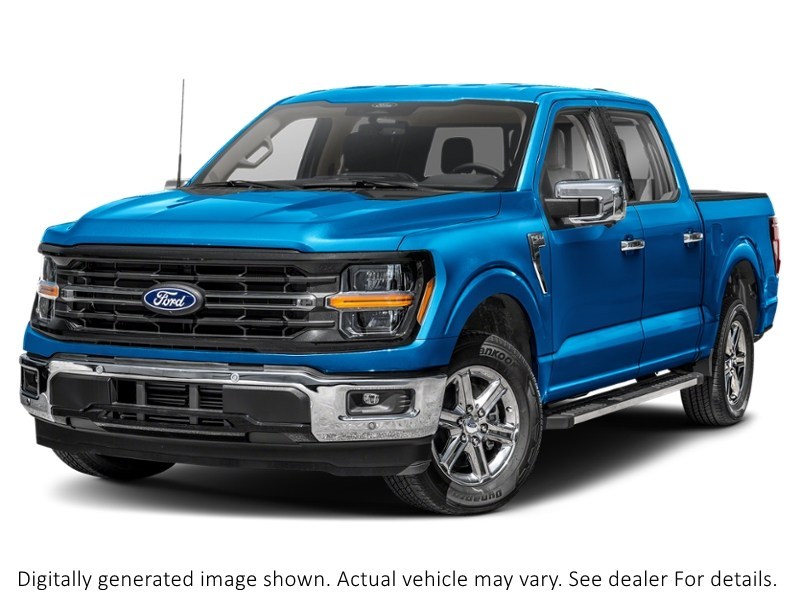 2025 Ford F-150 XLT 4WD Supercrew 5.5' Box Atlas Blue Metallic  Shot 8