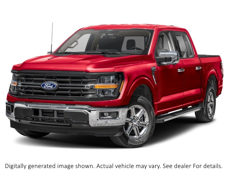 2025 Ford F-150 XLT 4WD Supercrew 5.5' Box Rapid Red Metallic Tinted Clearcoat  Shot 17