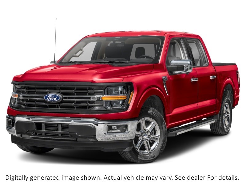 2025 FORD F-150 XLT 4WD SUPERCREW 5.5' BOX Rapid Red Metallic Tinted Clearcoat  Shot 1