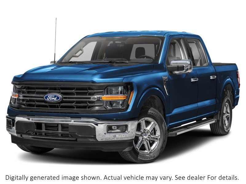 2025 Ford F-150 XLT 4WD SuperCrew 5.5' Box Antimatter Blue Metallic  Shot 1