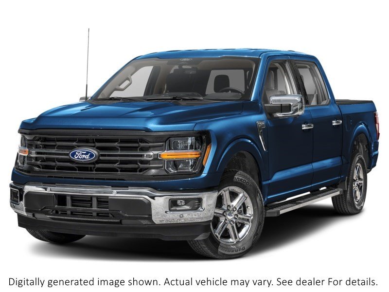 2025 Ford F-150 XLT | 4X4 | 2.7L | 303A |Blk Pk Pls |Roof | Bd Utl Antimatter Blue Metallic  Shot 4
