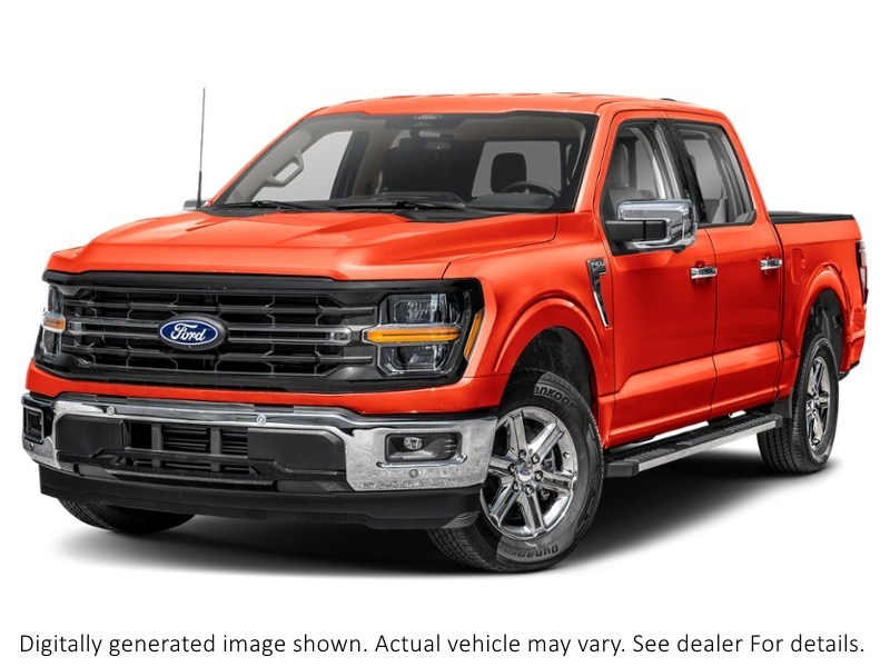 2025 Ford F-150 XLT 4WD Supercrew 5.5' Box Orange  Shot 44