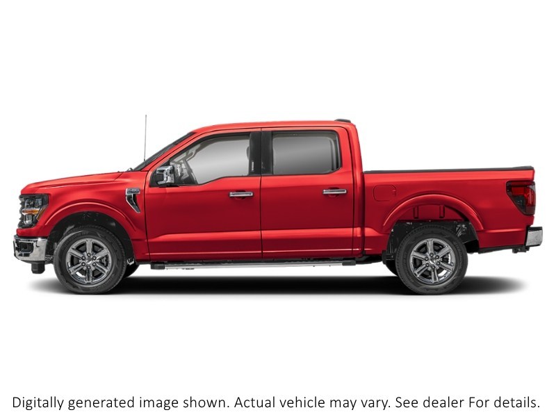 2025 Ford F-150 XLT 4WD Supercrew 5.5' Box Vermillion Red  Shot 22