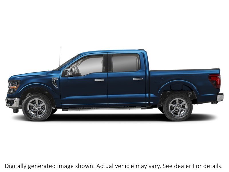 2025 Ford F-150 XLT | 4X4 | 2.7L | 303A |Blk Pk Pls |Roof | Bd Utl Antimatter Blue Metallic  Shot 5