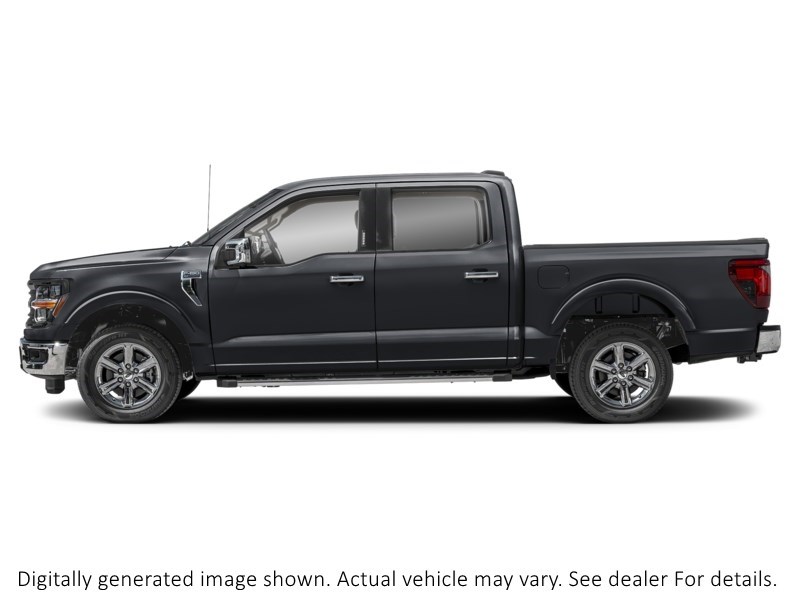 2025 FORD F-150 XLT 4WD SUPERCREW 5.5' BOX Agate Black Metallic  Shot 5