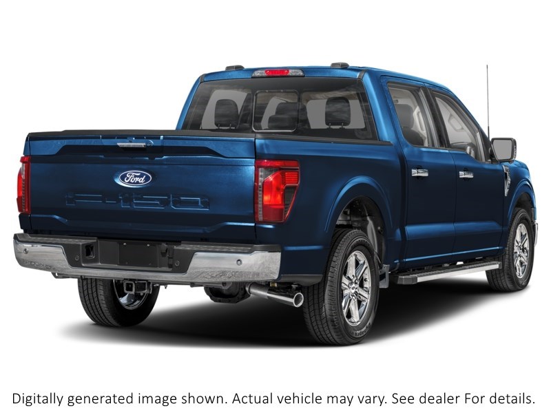 2025 Ford F-150 XLT 4WD SuperCrew 5.5' Box Antimatter Blue Metallic  Shot 2