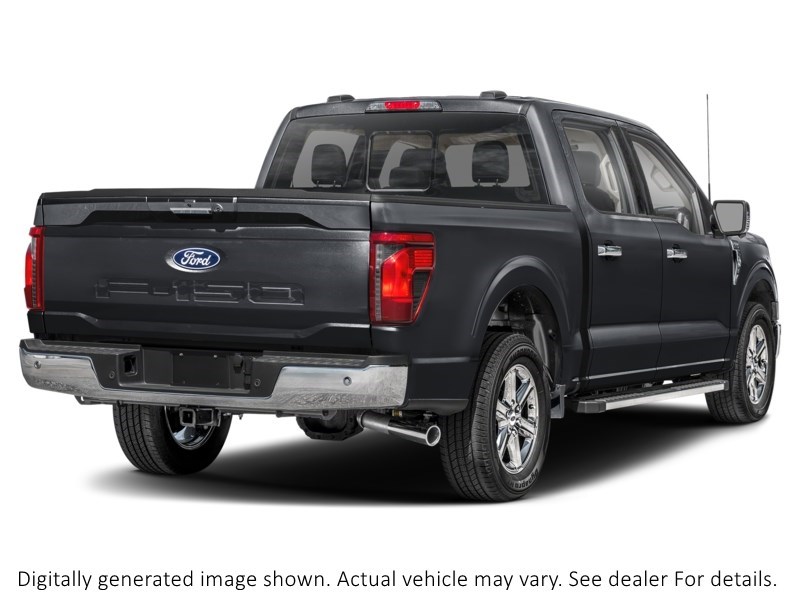 2025 FORD F-150 XLT 4WD SUPERCREW 5.5' BOX Agate Black Metallic  Shot 2