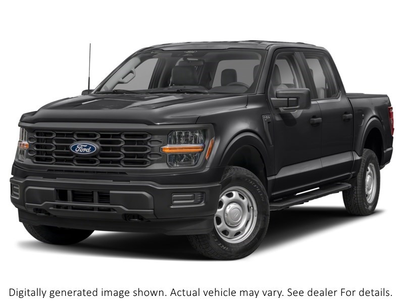 2025 Ford F-150 XL 4WD SuperCrew 5.5' Box Agate Black Metallic  Shot 1