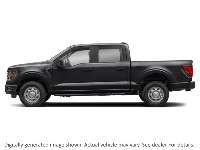 2025 Ford F-150 XL 4WD SuperCrew 5.5' Box Agate Black Metallic  Shot 3