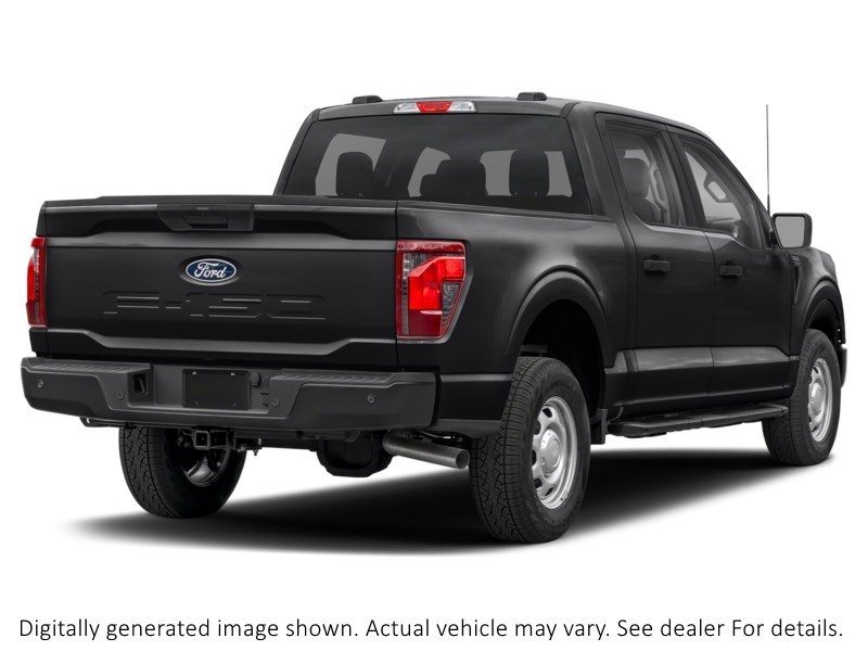 2025 Ford F-150 XL 4WD SuperCrew 5.5' Box Agate Black Metallic  Shot 2