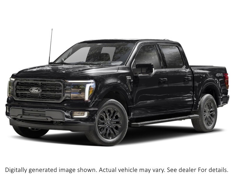 2025 FORD F-150 LARIAT 4WD SUPERCREW 6.5' BOX Agate Black Metallic  Shot 1