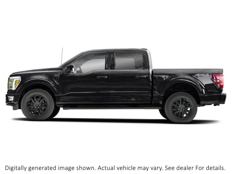 2024 Ford F-150 LARIAT 4WD SuperCrew 5.5' Box Agate Black Metallic  Shot 4