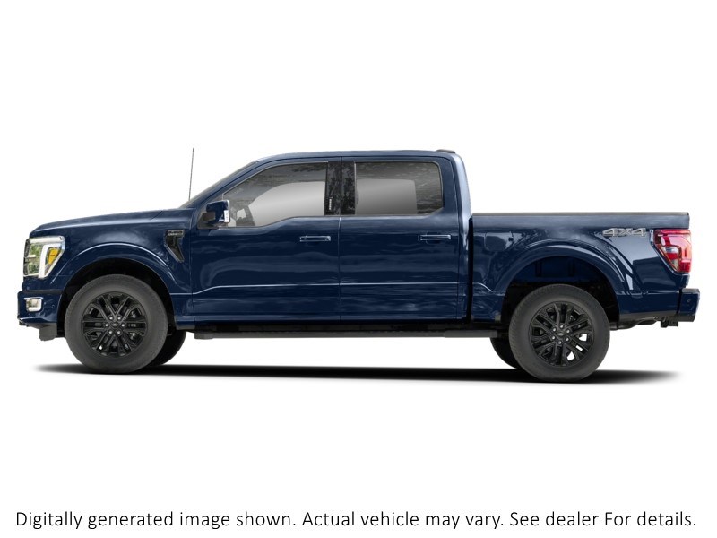 2024 Ford F-150 LARIAT 4WD SuperCrew 5.5' Box Antimatter Blue Metallic  Shot 4