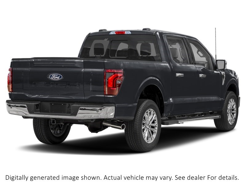 2025 FORD F-150 LARIAT 4WD SUPERCREW 6.5' BOX Agate Black Metallic  Shot 2