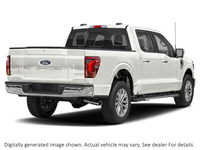 2025 FORD F-150 LARIAT 4WD SUPERCREW 5.5' BOX Star White Metallic Tri-Coat  Shot 2