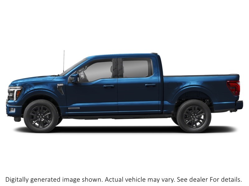 2025 FORD F-150 PLATINUM 4WD SUPERCREW 5.5' BOX Antimatter Blue Metallic  Shot 5