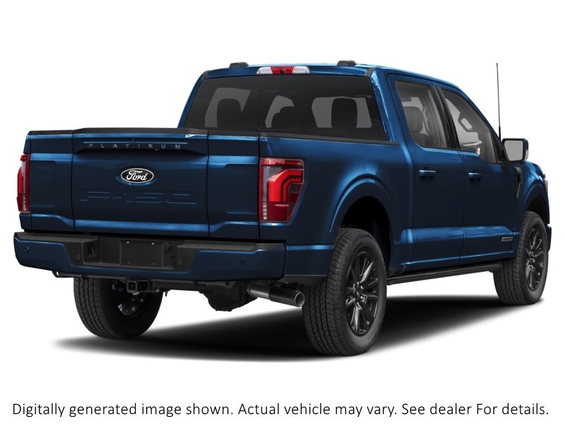 2025 FORD F-150 PLATINUM 4WD SUPERCREW 5.5' BOX Antimatter Blue Metallic  Shot 2