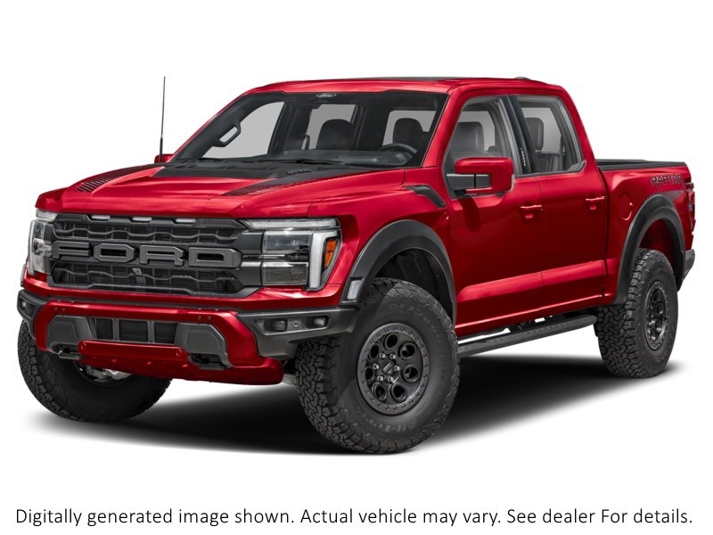 2025 Ford F-150 Raptor 4WD SuperCrew 5.5' Box Rapid Red Metallic Tinted Clearcoat  Shot 1
