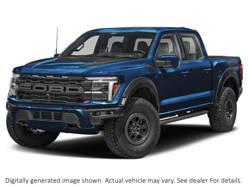 2025 Ford F-150 Raptor 4WD SuperCrew 5.5' Box Antimatter Blue Metallic  Shot 1