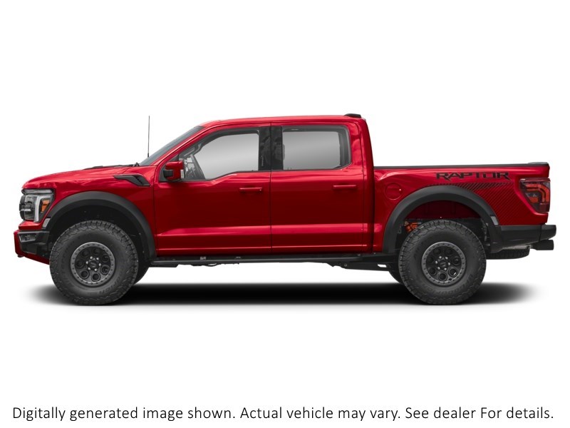 2025 Ford F-150 Raptor 4WD SuperCrew 5.5' Box Rapid Red Metallic Tinted Clearcoat  Shot 3