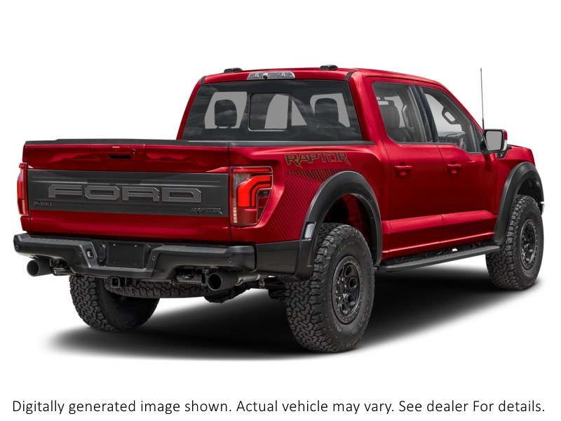 2025 Ford F-150 Raptor 4WD SuperCrew 5.5' Box Rapid Red Metallic Tinted Clearcoat  Shot 2