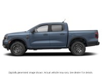 2025 FORD RANGER XLT 4WD SUPERCREW 5' BOX Azure Grey Metallic Tri-Coat  Shot 5