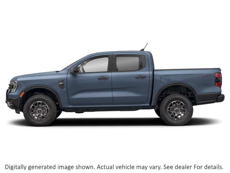 2025 FORD RANGER XLT 4WD SUPERCREW 5' BOX Azure Grey Metallic Tri-Coat  Shot 5