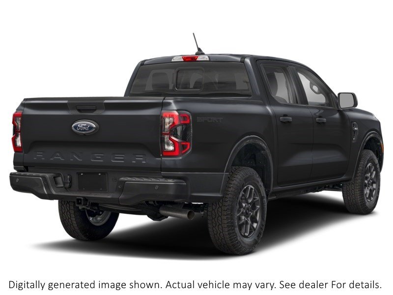 2026 Ford Ranger XLT | 4X4 | 2.3L | 301A | Blk Pkg | Tow | Run Brds Shadow Black  Shot 2