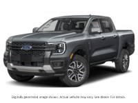 2025 FORD RANGER LARIAT 4WD SUPERCREW 5' BOX Carbonized Grey Metallic  Shot 1
